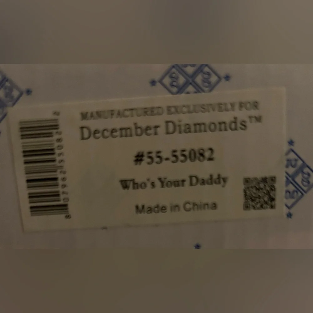 December Diamonds Merman Who’s Your Daddy? 2018 Ornament in Box - Picture 3 of 4
